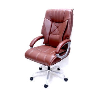 Leatherette Button Boss Chair