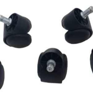 Pin caster wheels
