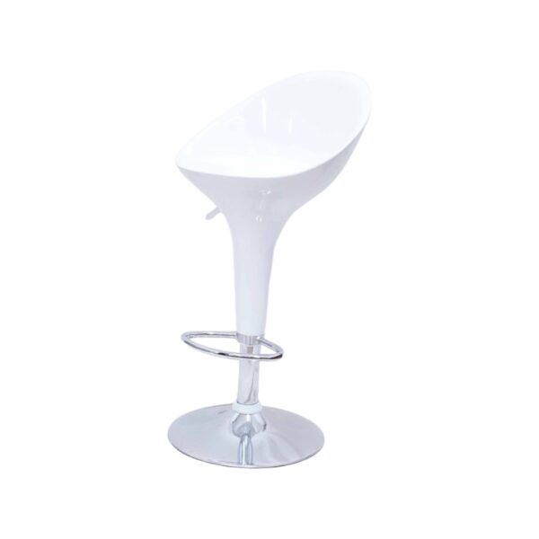 White Fiber Bar Chair - Image 4