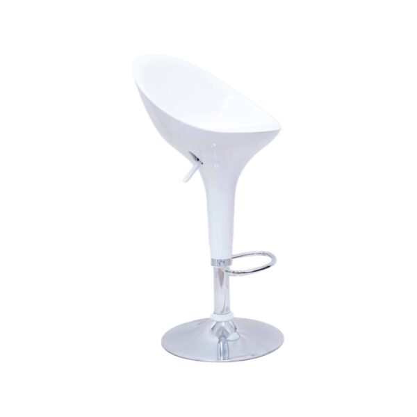 White Fiber Bar Chair