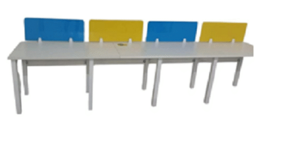 Non Sharing Workstation With Glass Partition