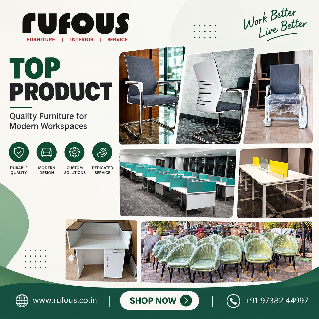 Corporate Office Workstation Manufacturers Bangalore